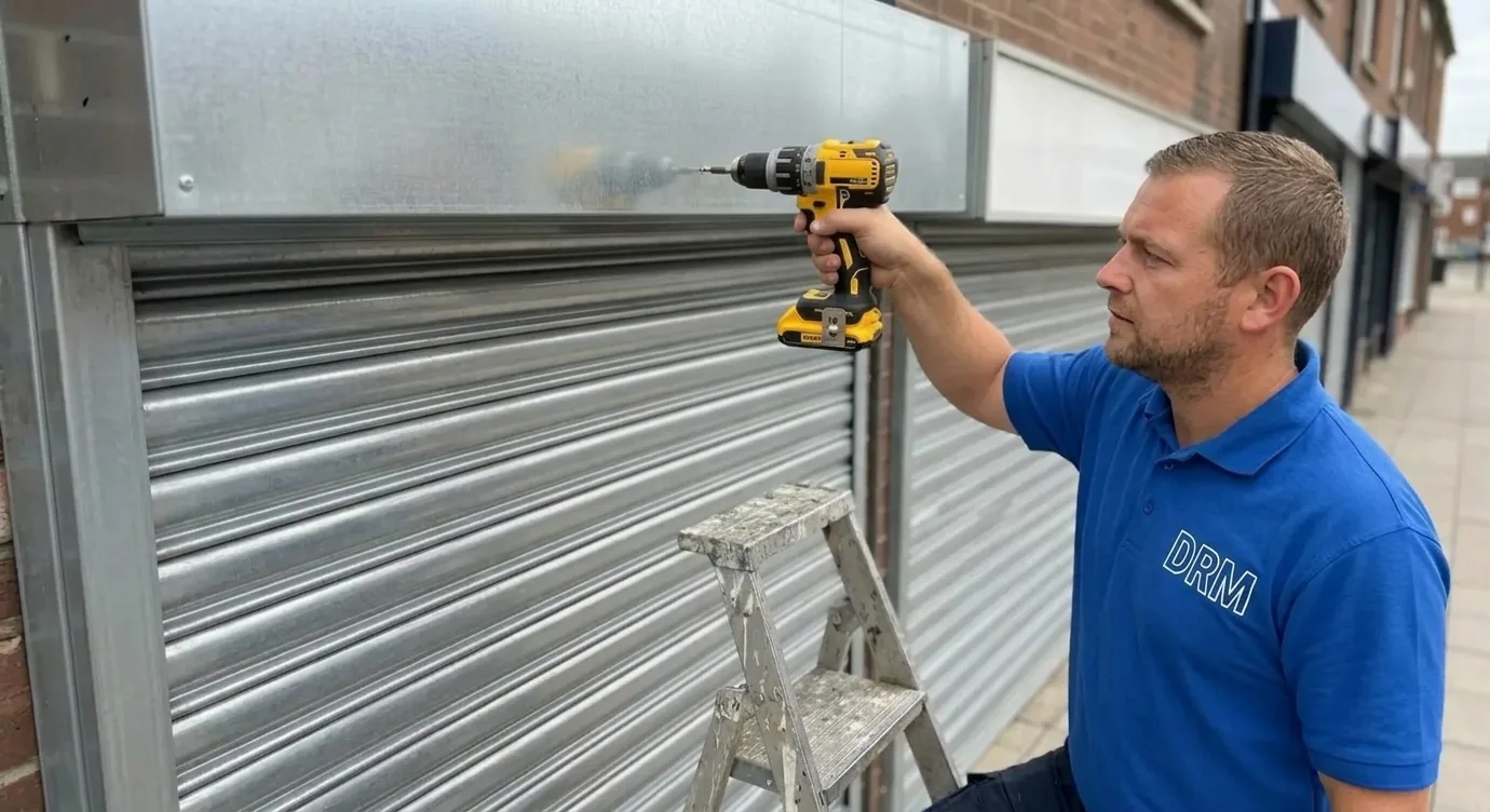 Rideau remis en service — Rideau métallique à Clamart Rideau remis en service — Rideau métallique à Clamart